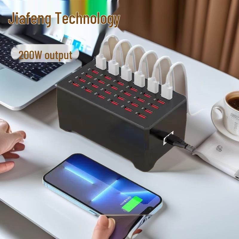 High-Power USB Multi-Port Charging Station: 10, 15, 20, 25, 30, 40-Ports for Mobile Devices