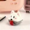 Long Tongue Dog Toy with Sound Stress Relief Cartoon Puppy Fidget Toy Keychain Backpack Hanging Decoration Interactive Tongue Animal Decompression Toy