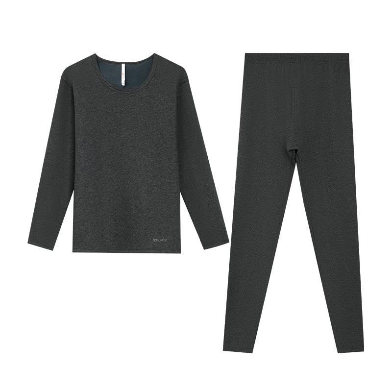 

Hongdou Men s Fleece-Lined Thermal Underwear Set XL (175)