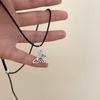 Sophisticated Alloy Butterfly Necklace Stylish Pull String Neckchain Adjustable Rope Chain Choker Stylish Clavicle Chain