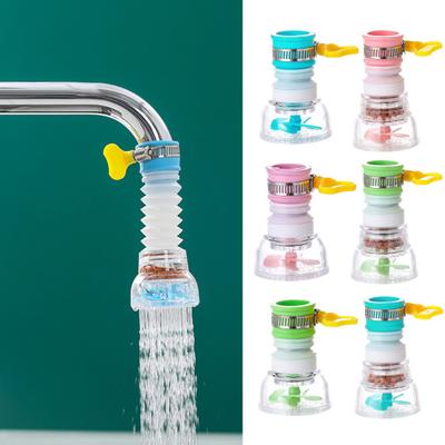 3 Pcs Faucet Filter Movable Tap Head Sprayer 360 Degrees Rotatable Water