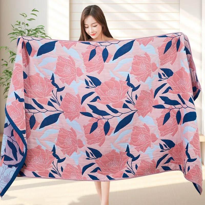 

Банное полотенце из хлопка, очень большое, длинное, толстое, быстросохнущее, впитывающее, мягкое, плюшевое полотенце, набор полотенец для ванной 70 * 140cm