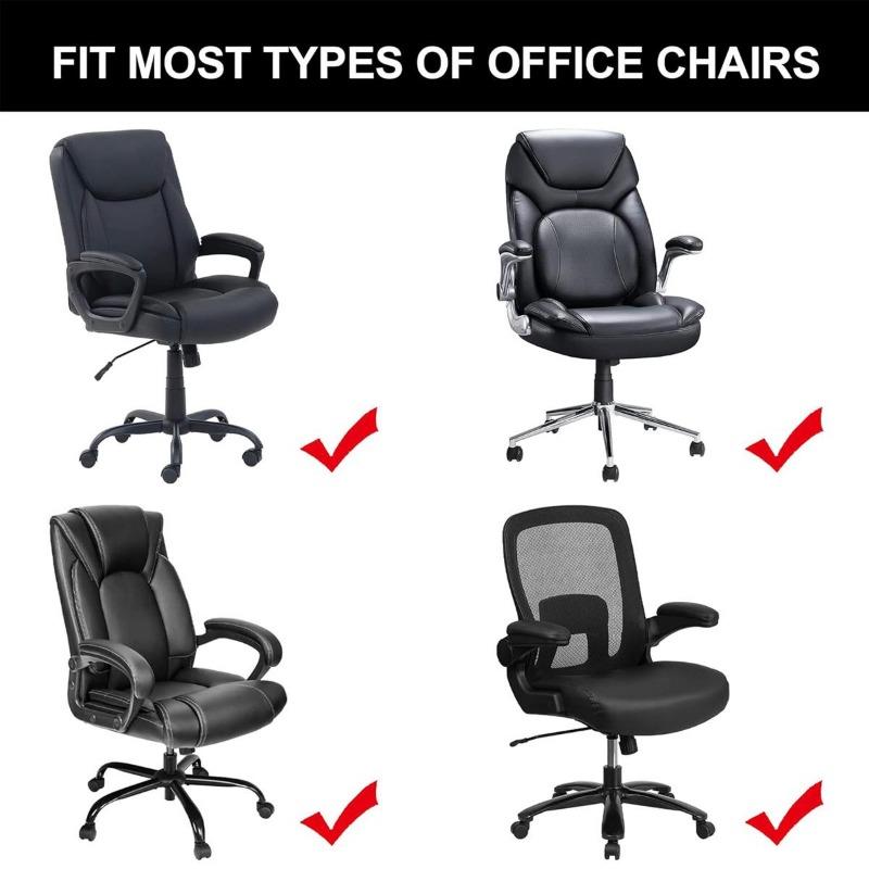 Thickened Jacquard Stretchable Computer Office Chair Covers Dustproof Pet Scratch Resistant Retractable Office Chair Cover