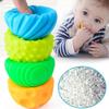 Baby Toy Puzzle Tactile Multi-Texture Hand-Catch Ball Baby Training Soft Ball