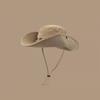 Breathable Western Cowboy Hat Adjustable Fisherman Sunshade Cap Wide Brim Sun Hat  Travel