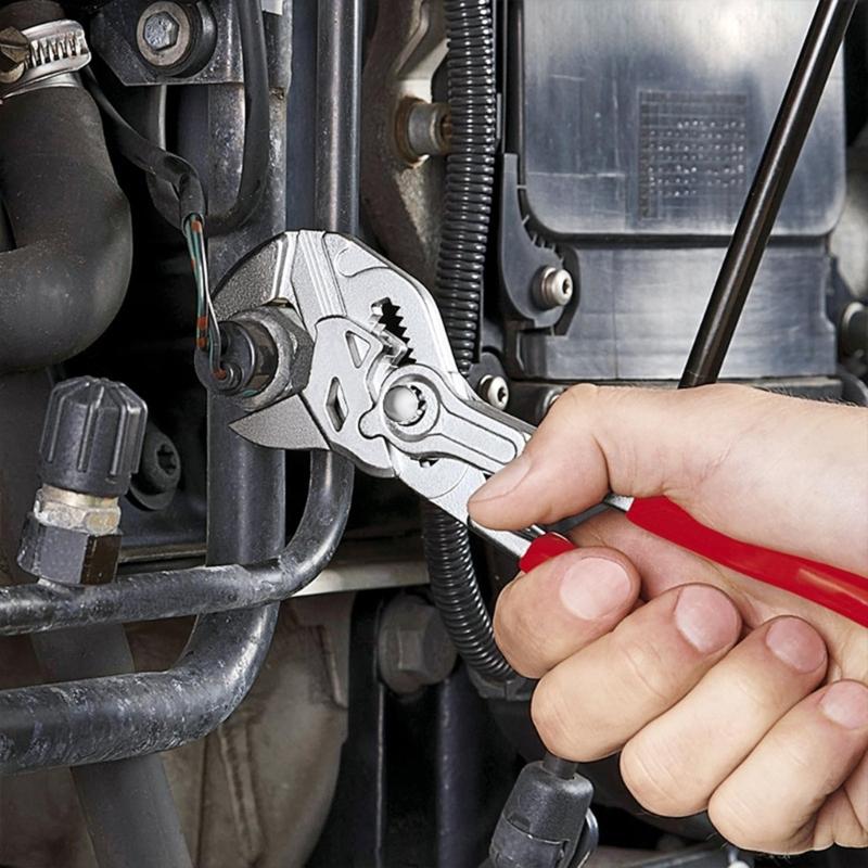 Quick Adjust Water Pump Pliers with Not  Slip Plastic Dipped Handle Manual Plier Tool for Home Plumbing & Auto Repair