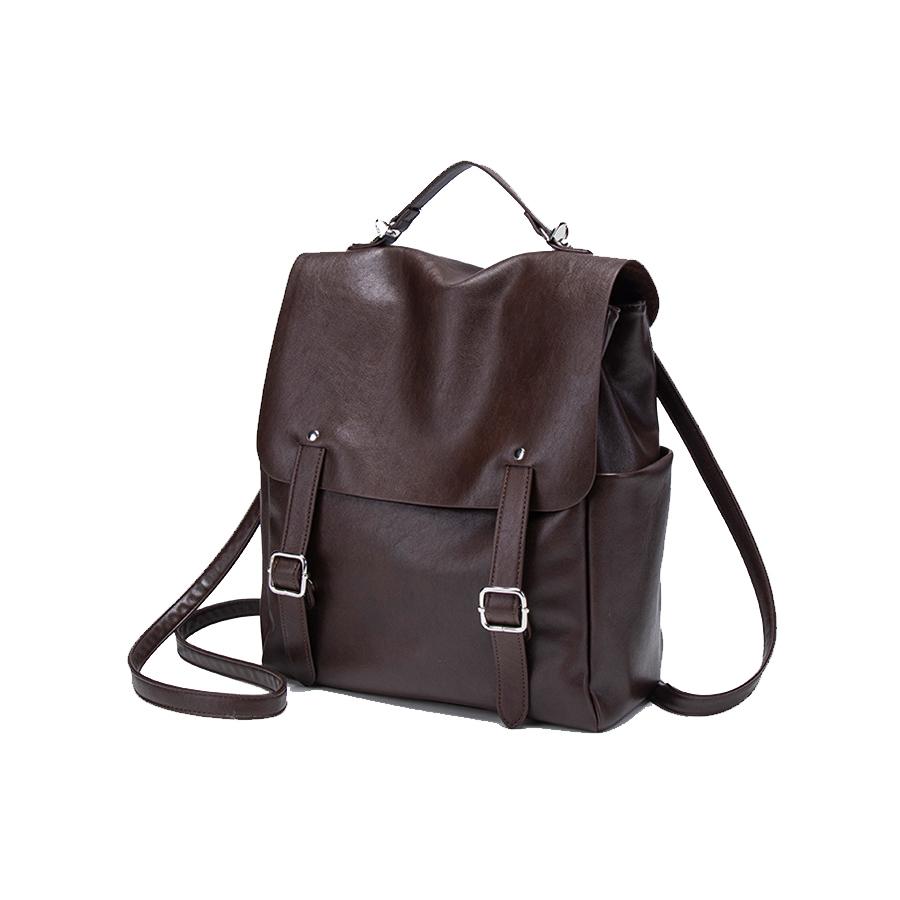 Women Large Capacity Backpack High Quality Pu Leather Vintage Bags for Women School Bags Travel Rucksack Ladies Bookbag Knapsack