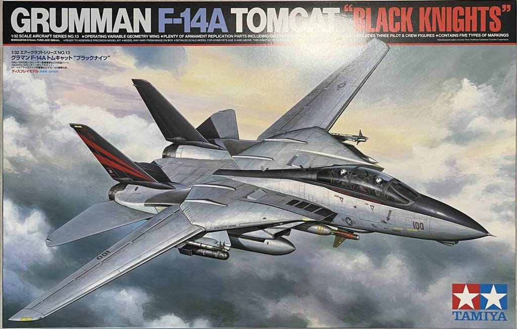 Tamiya Grumman Tomcat Black Knights 1/32 F-14A Brand New, Unassembled