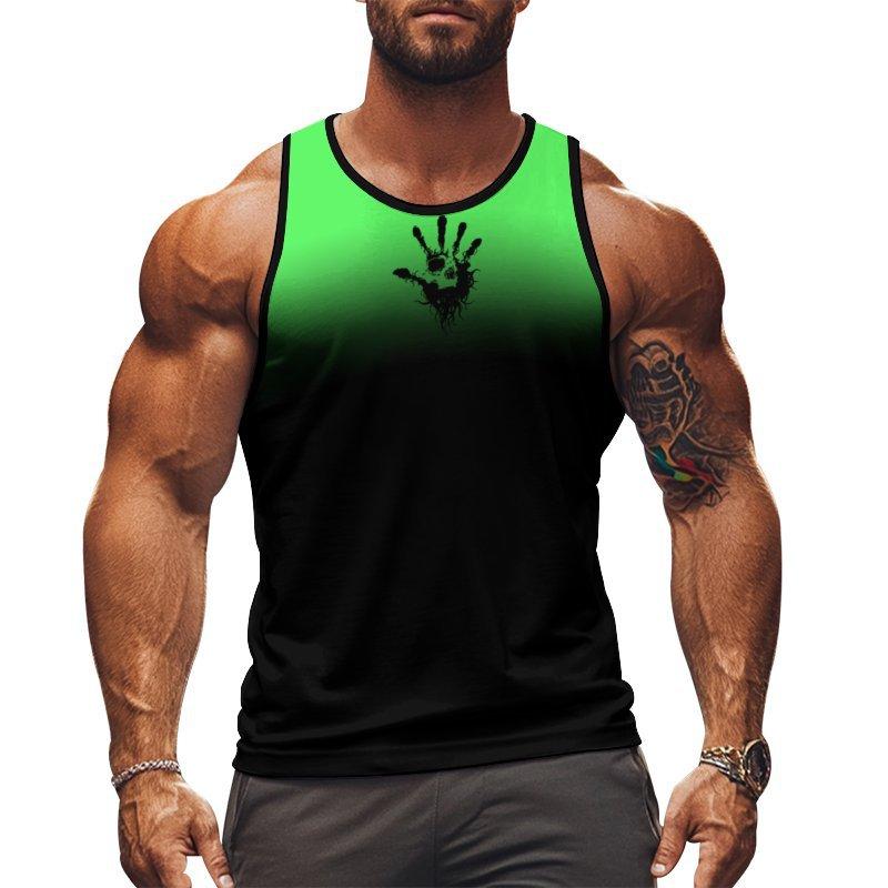 3D Printed Sports Vest Summer Men Y2k Sleeveless Men's Top Oversized Tank Fashion Streetwear T Shirt