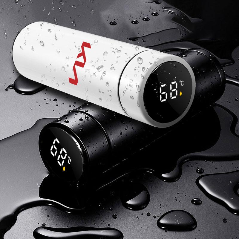 500ml Chytrý LED displej teploty Auto Přenosný termoska Auto styling Pro KIA Ceed Rio Sportage R K2 K3 K4 K5 K6 Soul Opeima Ceed Sorento Cerato