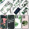Monstera Leaves Palm Tree Flowers Cover For Samsung Galaxy M20 M30s M33 M13 M23 M53 M15 M55 M31 M51 M14 M34 M54 M32 M52 Case