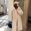 New High-end Imitation Velvet Mink Fur Coat Fur Coat Women's Long Hooded Environmentally Friendly Fur Coat