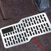 Car Foot Mat Driver Truck Floor Mat Wear-Resistant Stainless Metal Brake Plate Anti-Slip Pedal For Women Automotive Road Trip