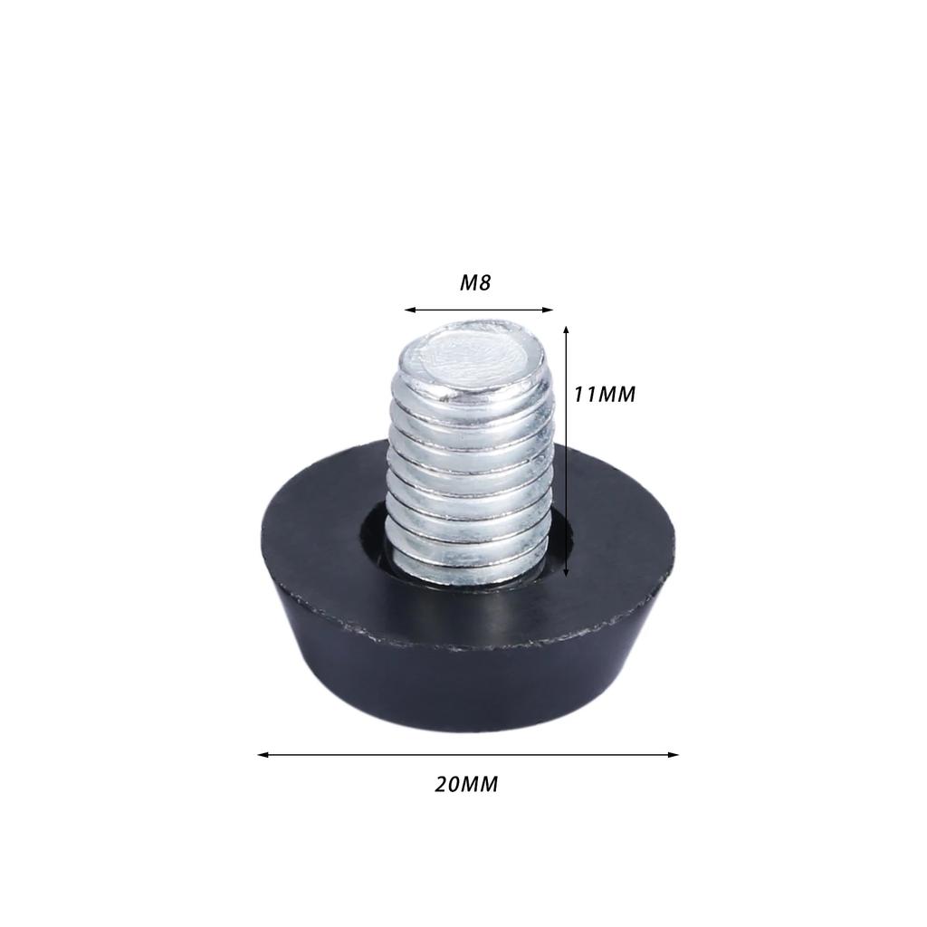 10 Pcs/lot Home Metal Adjustable M6 M8 Threaded Stem Furniture Table Desk Glide Leg Leveler Leveling Foot Adjuster Pad Screw On