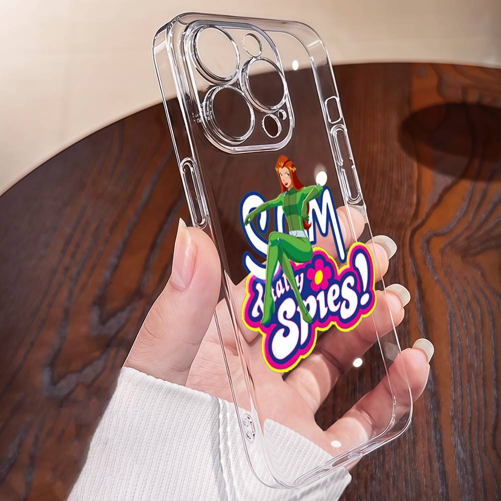 Totally Spies Phone Case For IPhone 17 16 15 14 11 Pro Max 13 12 Mini 17Air 16e Shockproof Soft Clear Cases Coque