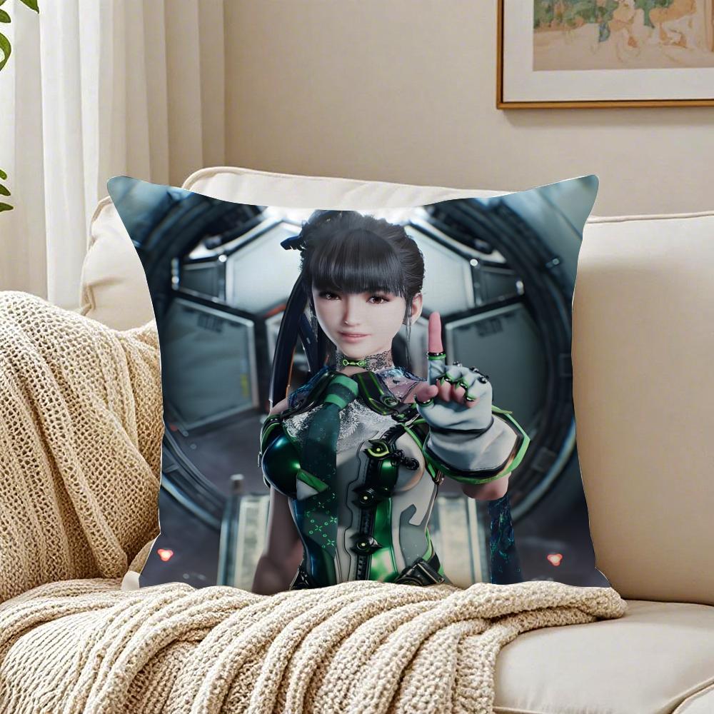 Stylish Game S-Stellar B-Blade Cushion Cover Linen Pillowcase Soft for Sofa Bed Home Room Decor