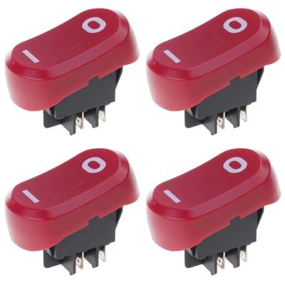 4Pcs Waterproof Electric Power Switching Button Easy Installation Switching Replace