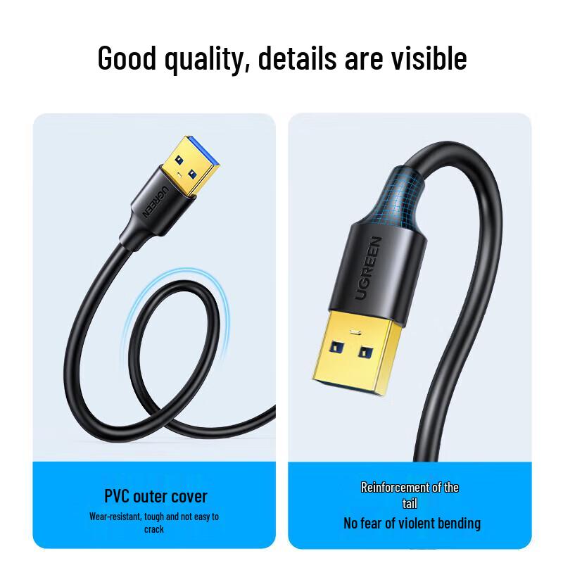Ugreen US129 USB 3.0 Male To Female Extension Cable