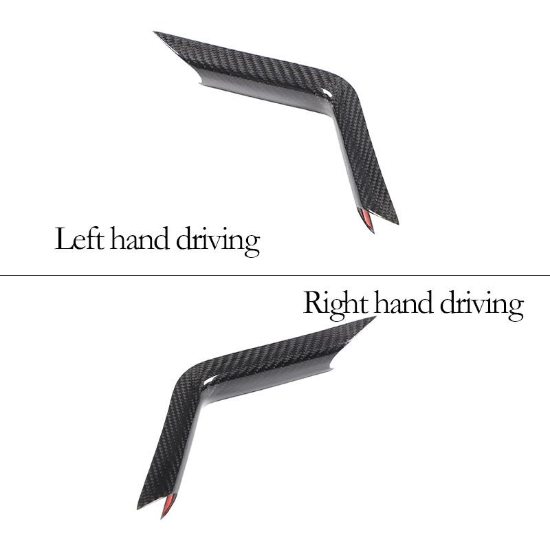 Real Carbon Fiber For Jaguar F-TYPE 20013-2026 Car Center Control Gear Shift Right L-Shaped Decorative Strip Car  Accessories
