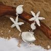 Retro Shell Starfish Tassel Earrings for Women's Accessories