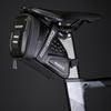 1L Bike Saddle Bag Large Capacity Bike Seat Bag Bike Pocket Pack Reflective Bicycle Saddle Bag for Mountain Road Bikes