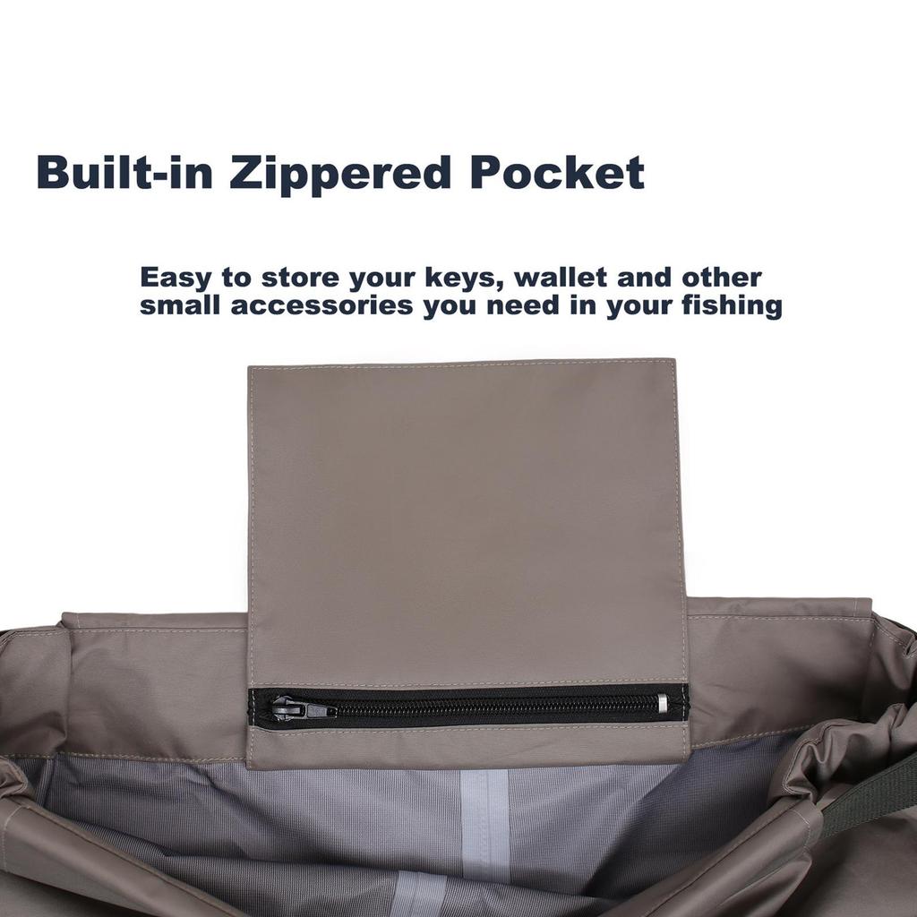 Raprance Breathable Stockingfoot Waist High Fishing Waders Waterproof Reinforced Knees