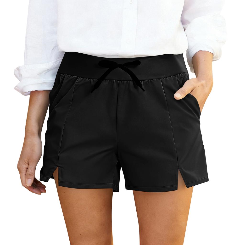 Damen-Shorts mit Taschen, Freizeit-Shorts
