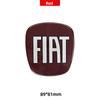 44mm 71mm 75mm 89mm Car Front Rear Logo Auto Grille Emblem sticker steer wheel Accessories For Fiat Abarth 500 Bravo Punto Panda