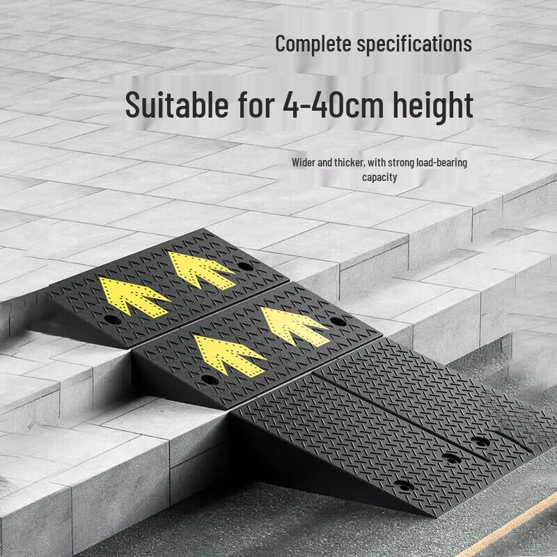 Heavy-Duty Modular Rubber Ramp Mat