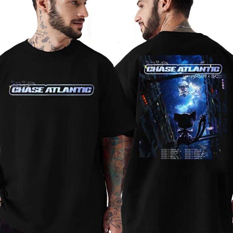 Chase Atlantic Lost In Europe And UK Tour 2026 Dates List Two Sides T-shirt S-4X XXXXL