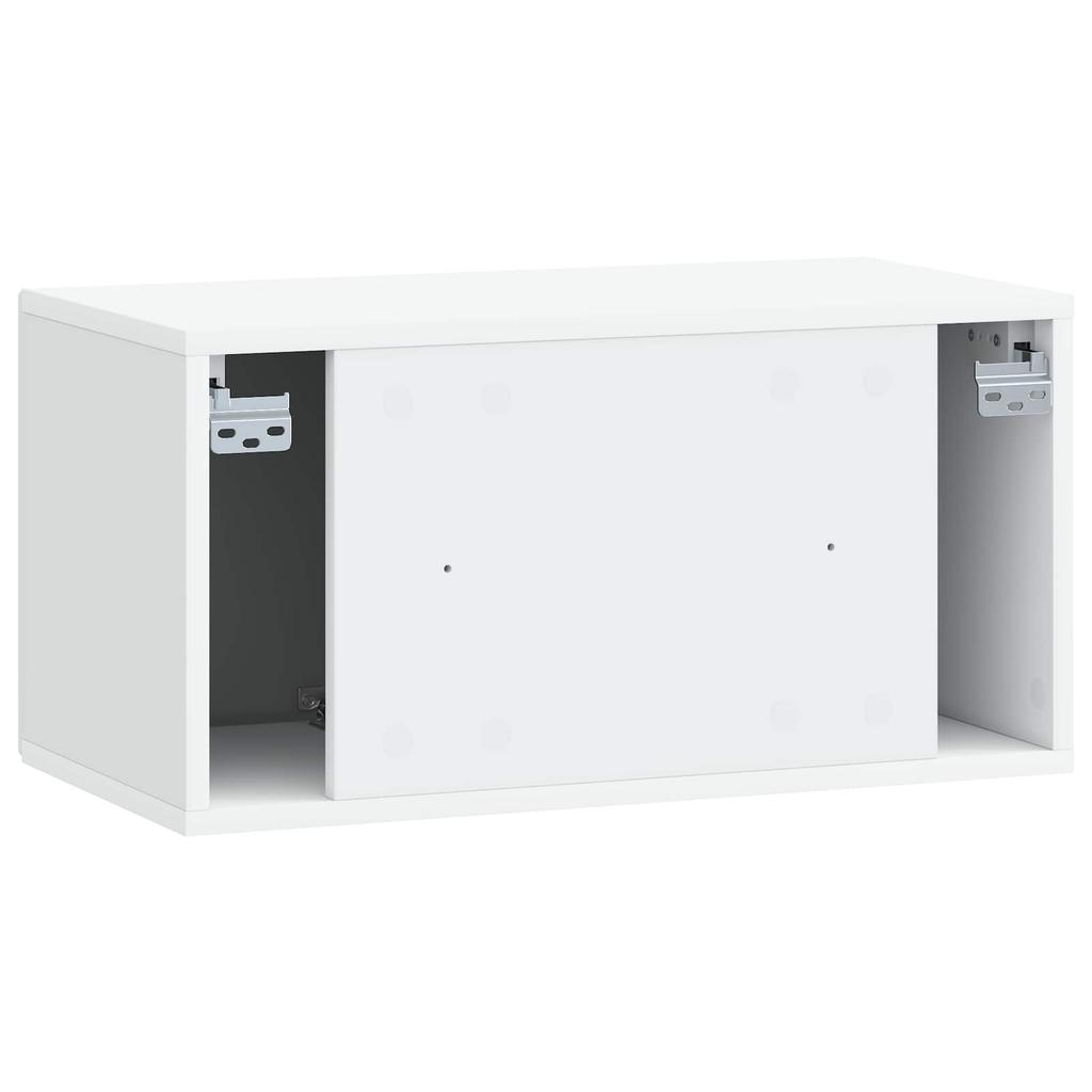 Wall Mounted TV Cabinet White 59.5 x 31 x 30 cm Particleboard