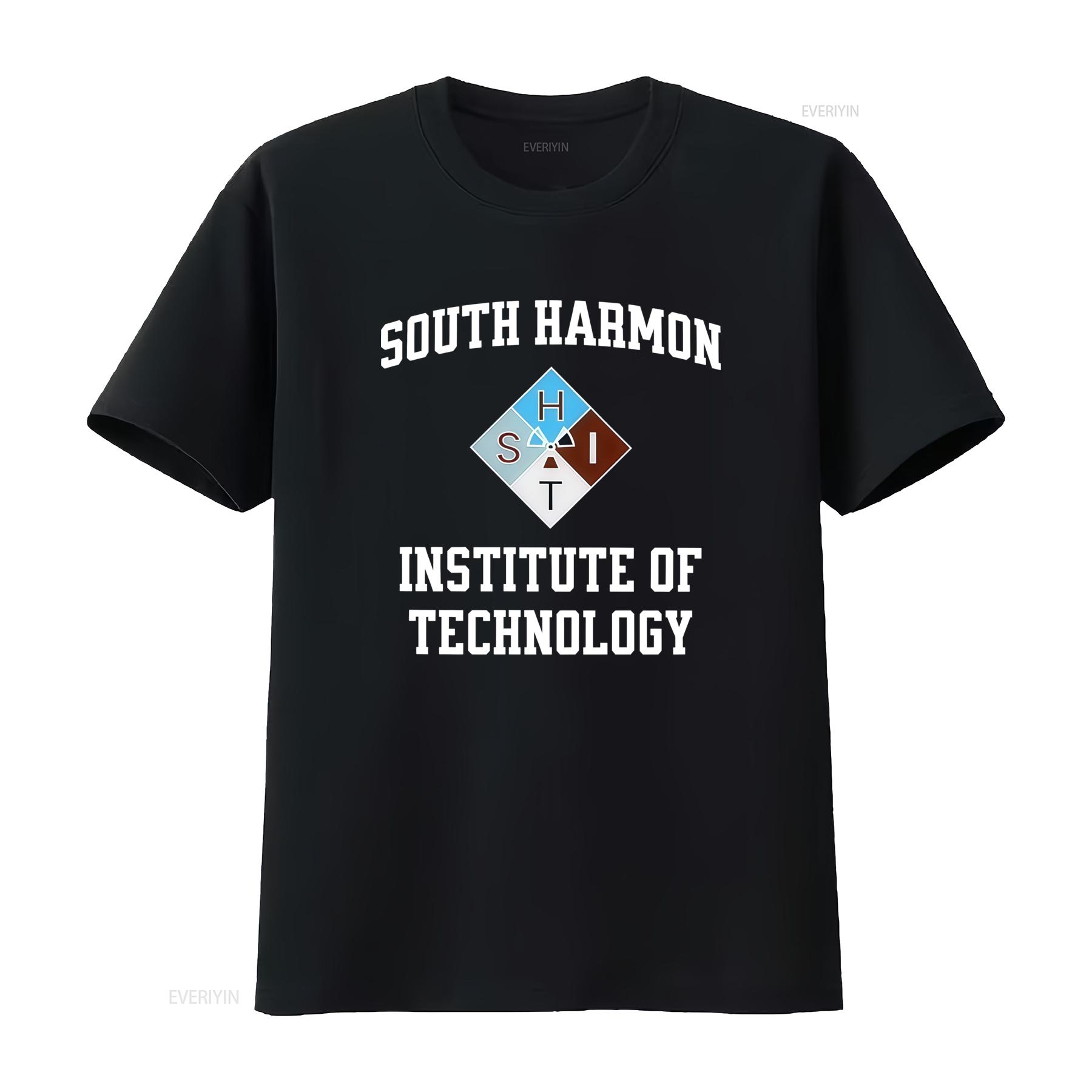 

South Harmon Institute of Technology T Shirt S H I Movie Accepted Classic vintage Washed fashion graphic streetwear Versatile 4XL