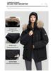 Men's Thickened Down Parka with Large Fur Collar - 2025 Winter Collection