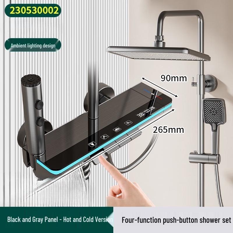 

Цифровая душевая лейка LANGZHIWEN с клавишами пианино