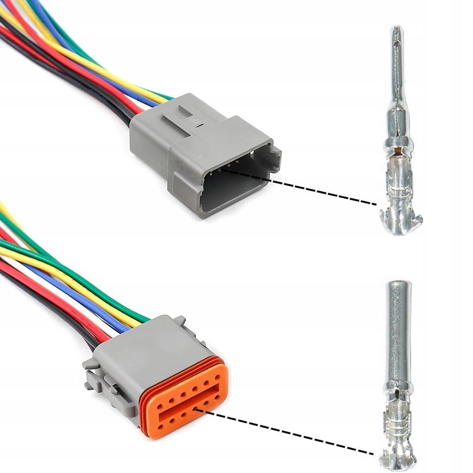 Car Electrical Wire Terminal Pins Auto Connector Plug Removal Male Female Crimp