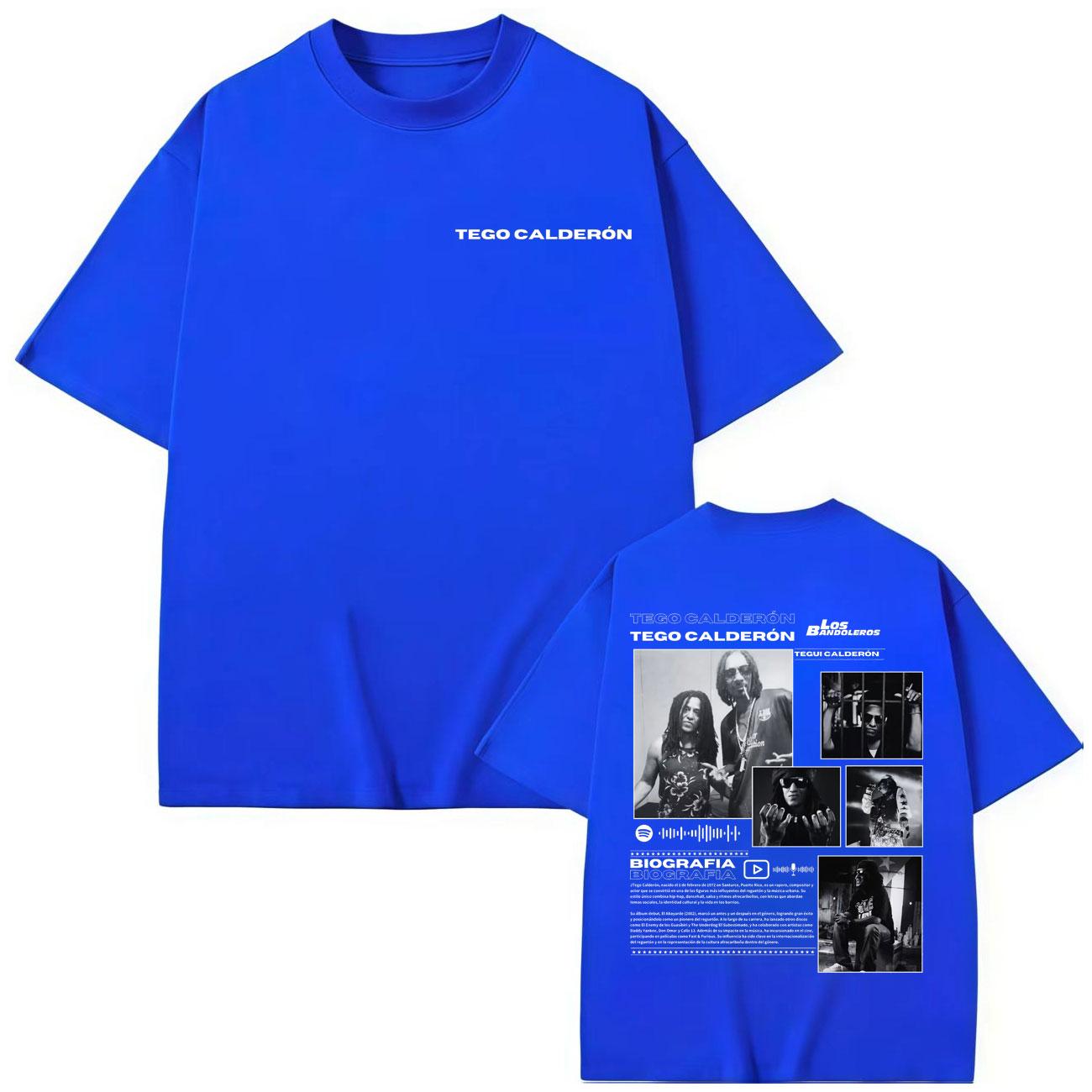 

Rapper Tego Calderon Merch T-shirt Men s Women s Hip Hop Vintage Short Sleeve T Shirts Summer Casual Oversized T-shirts 3XL