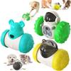 Giocattoli puzzle per cani Giocattoli interattivi a forma di tumbler per cibo per animali domestici Mangiatoia lenta Giocattolo per cuccioli Dispenser di snack e premi per cani e gatti Prodotti per l'addestramento per animali domestici