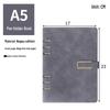 A5/B5 Business Loose-Leaf Notebook, Thick PU Leather Customizable Cover