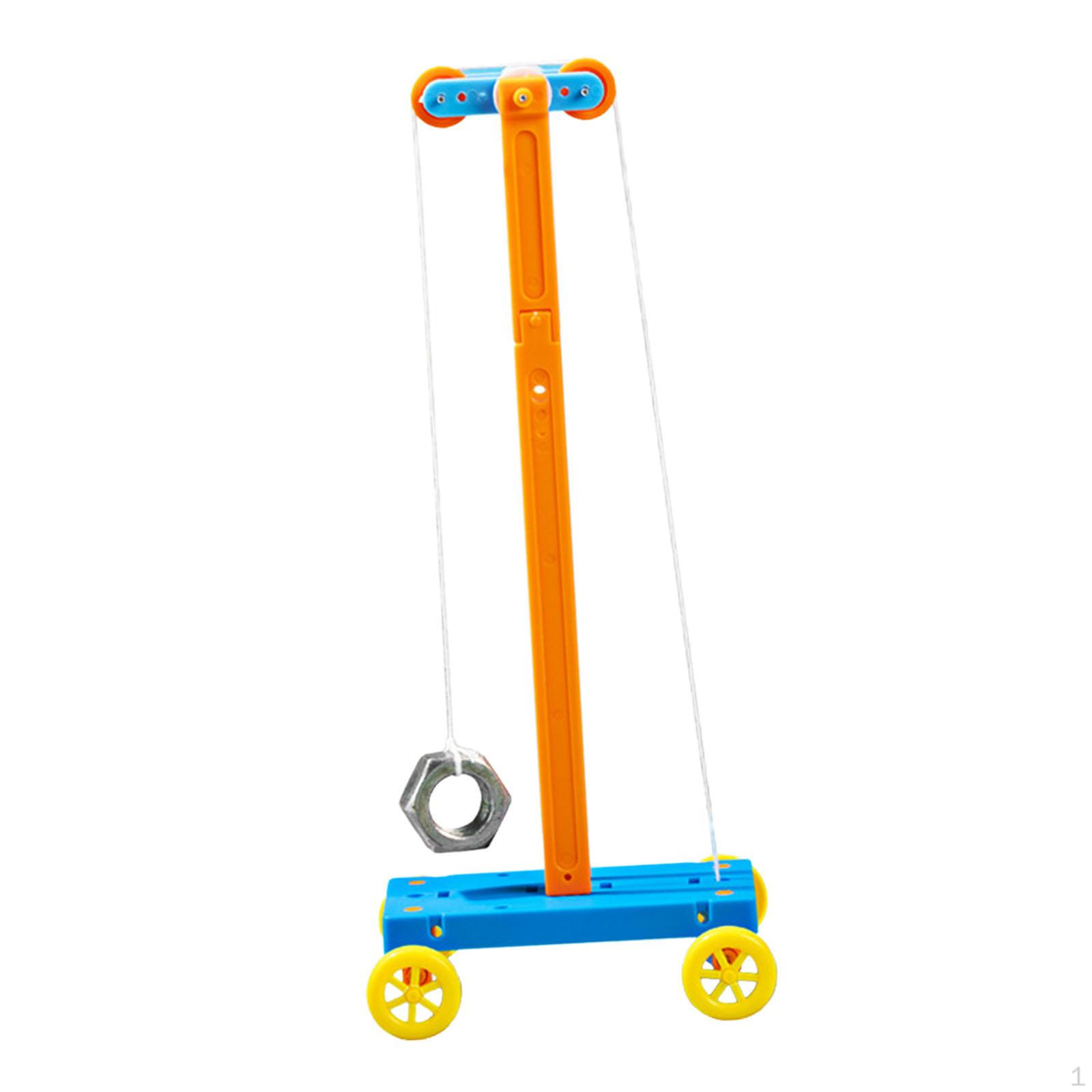 Preschool Toy Physics Kits Teaching Props Learning Education DIY Gravity Trolley Science