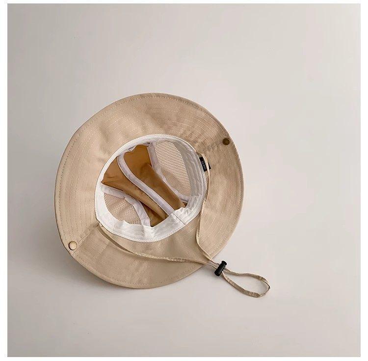 Children's Summer Sun Hat: Breathable Mesh, Quick-Drying, Large Brim for Boys & Girls