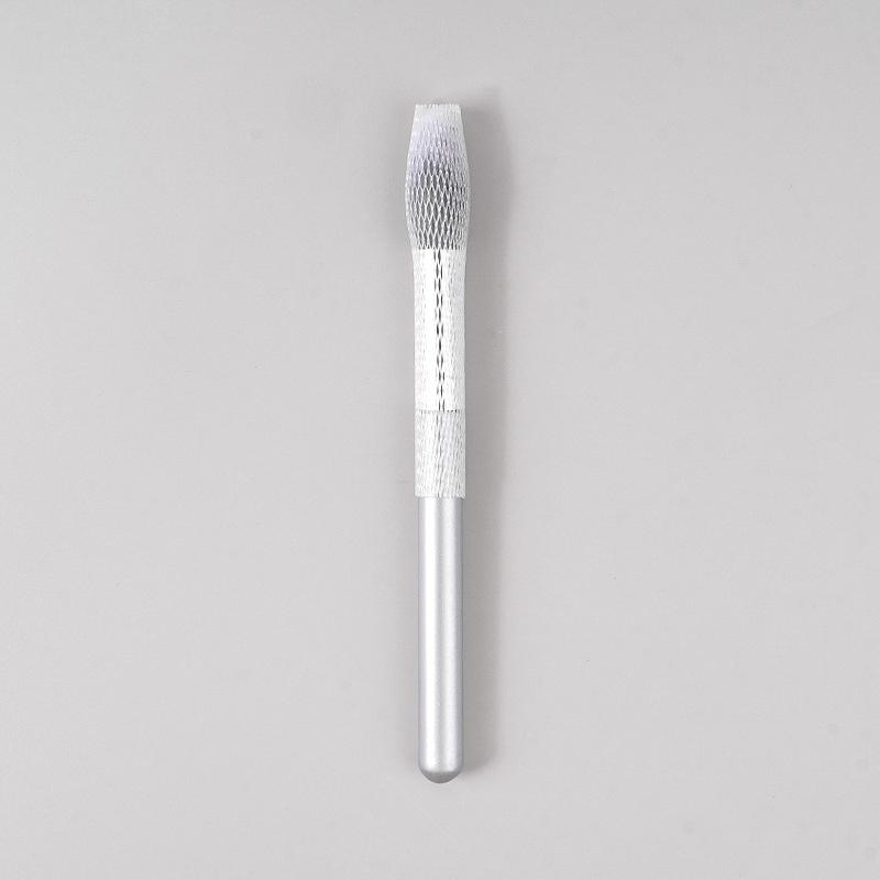 1 bucată pensulă pentru fard de obraz Instrument portabil de machiaj color din fibre naturale, prietenos cu pielea, non-iritant, machiaj multifuncțional