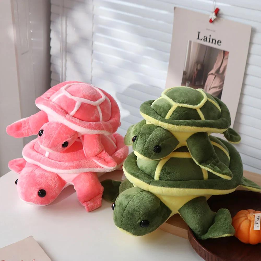 Tiere Meerestier Schildkröte Kuscheltier Flauschige Schildkröte Kuscheltier Weiches Tier Meeresschildkröte Kissen Heimdekoration