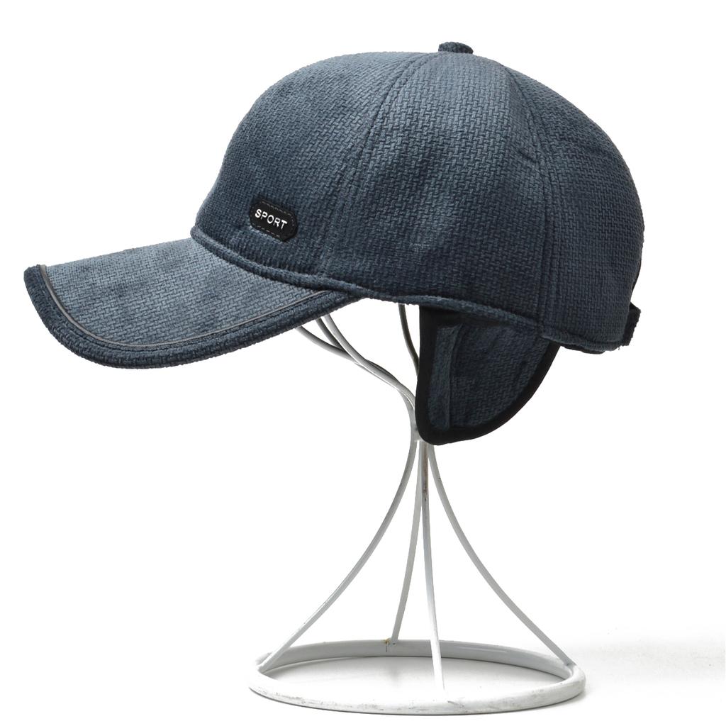 NORTHWOOD Winter Warm Mens Sport Baseball Caps Plush Velvet Thickened Outdoor Windproof Ear Protection Baseball Cap Men Trucker Hats