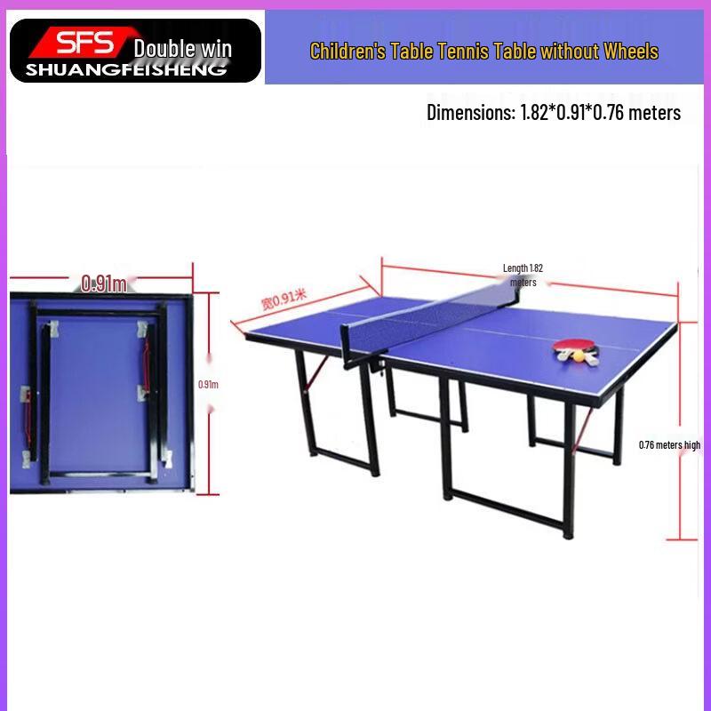 Shuangfeisheng Kids Foldable Ping Pong Table