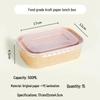 Disposable Kraft Paper Food Containers