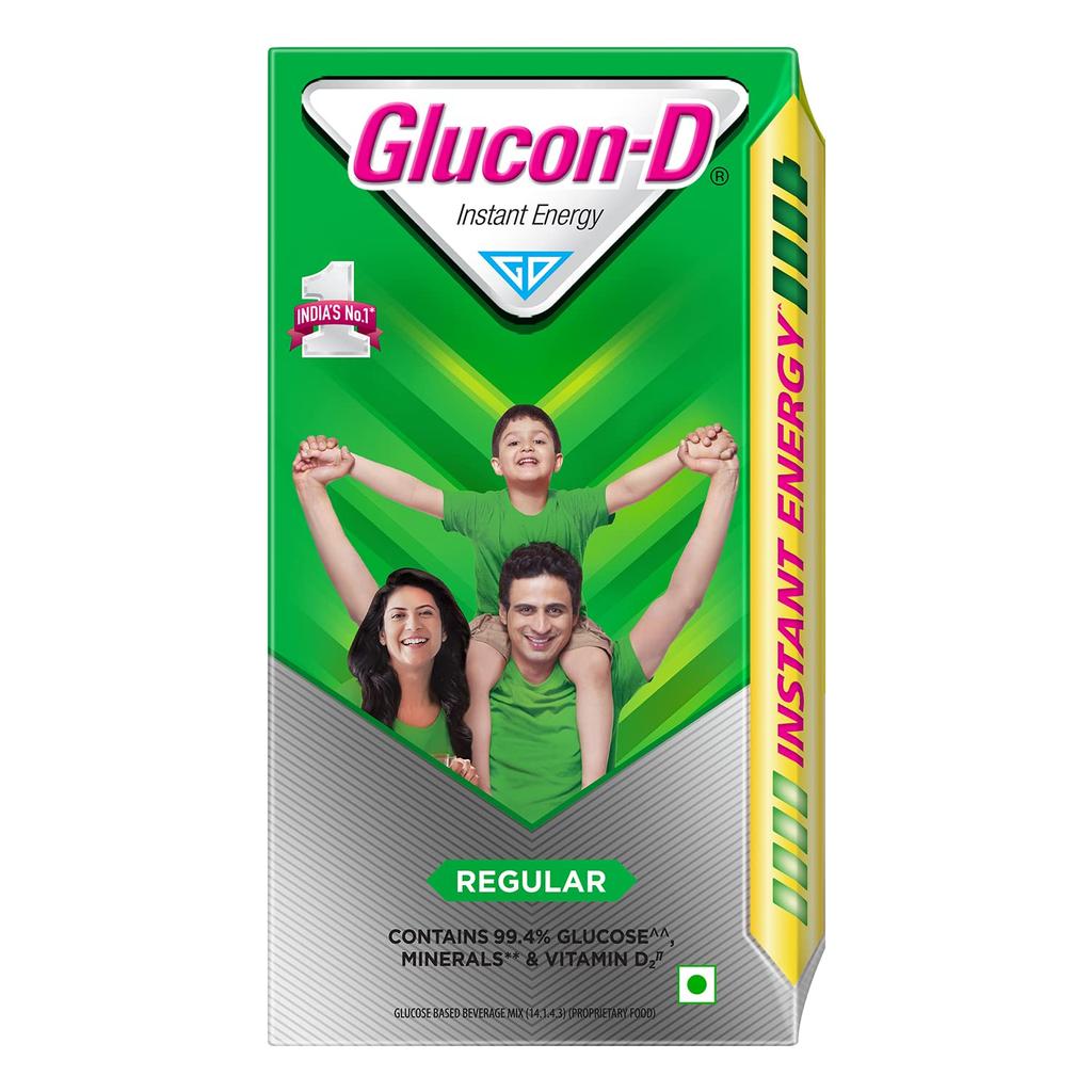 Glucon-D Instant Energy, Regular Pack - 1 Kg & Glucon-D Instant Energy Health Drink Tangy Orange - 200gm Refill
