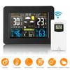 PDTO Weather Station Wireless Thermometer Hygrometer Digital Desk Alarm Clock