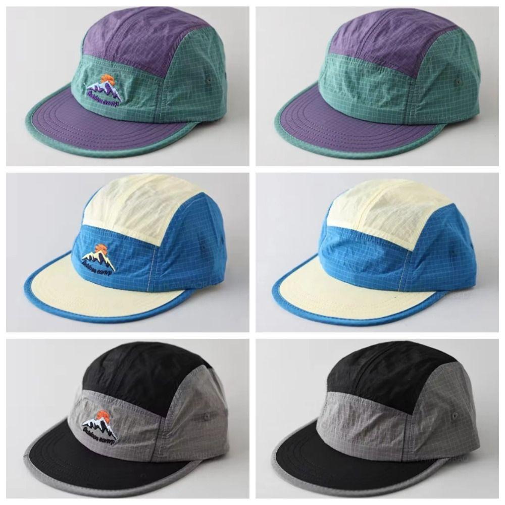 Color Matching Men's Summer Hats Quick-drying Hiking Camping Hat Baseball Cap  Outdoor Sport