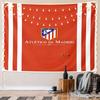Atlético de Madrid Red Tapestry Design Pattern Wall Hanging Tapestry Decorative Tapestry Home Decor for Bedroom and Living Room