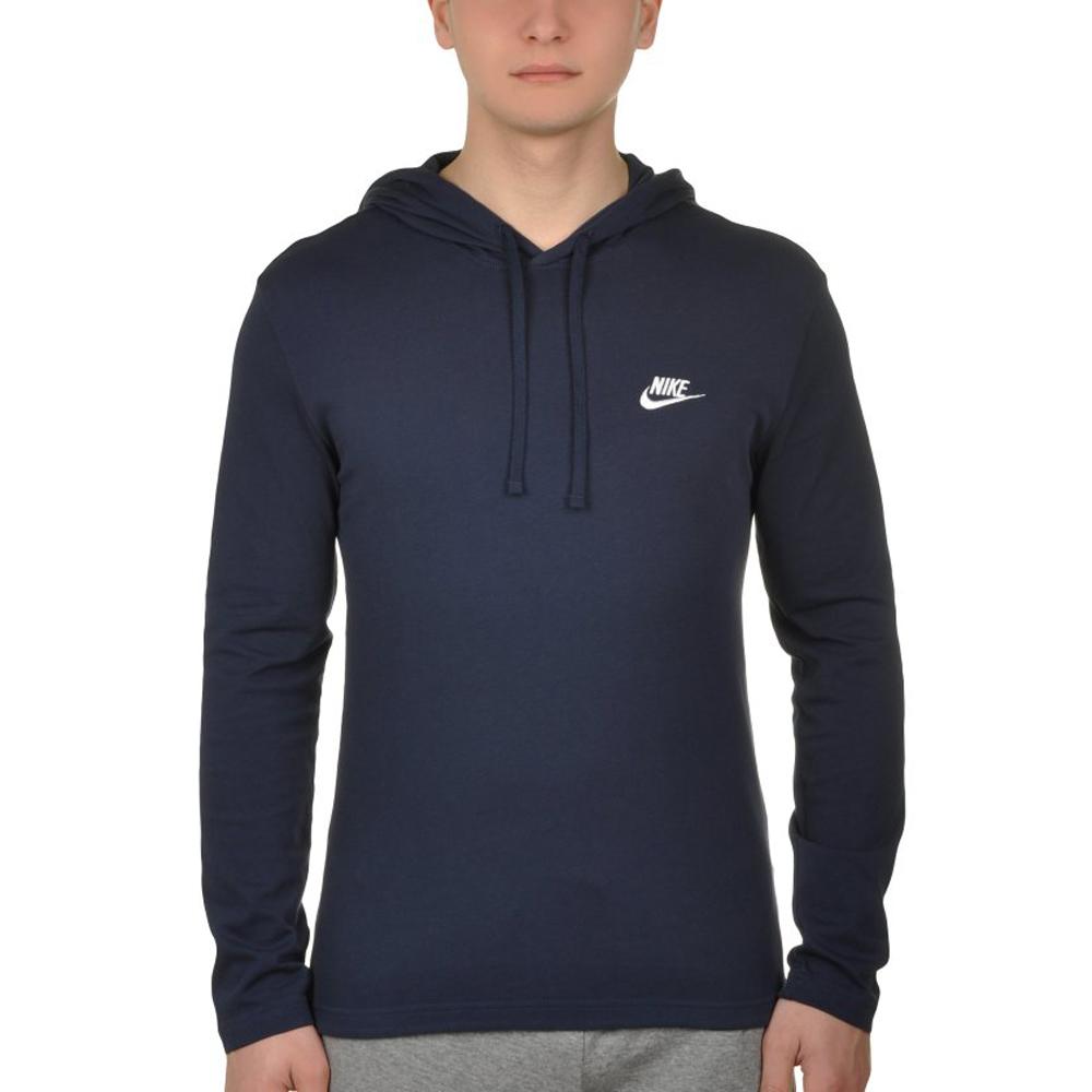 Nike Casual Sport Long Sleeve Hoodie Men Tops Dark-Blue 807249-451